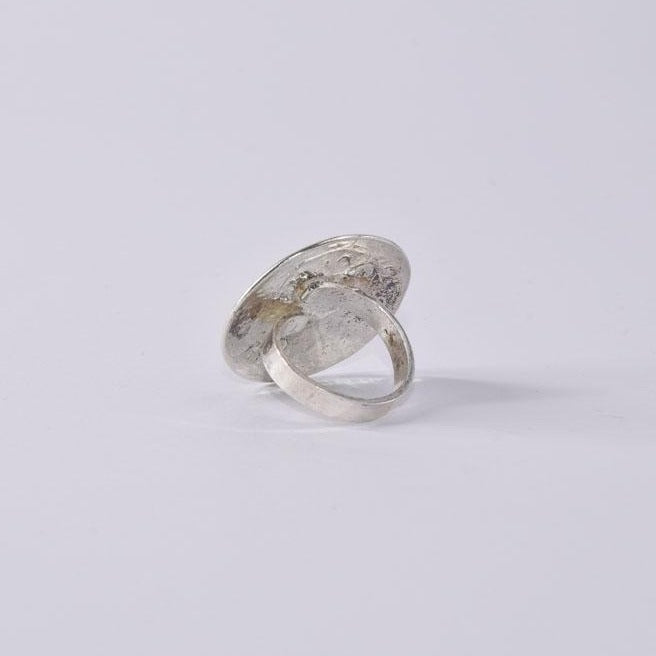Sterling Silver Round Shape Sterling Silver Ring