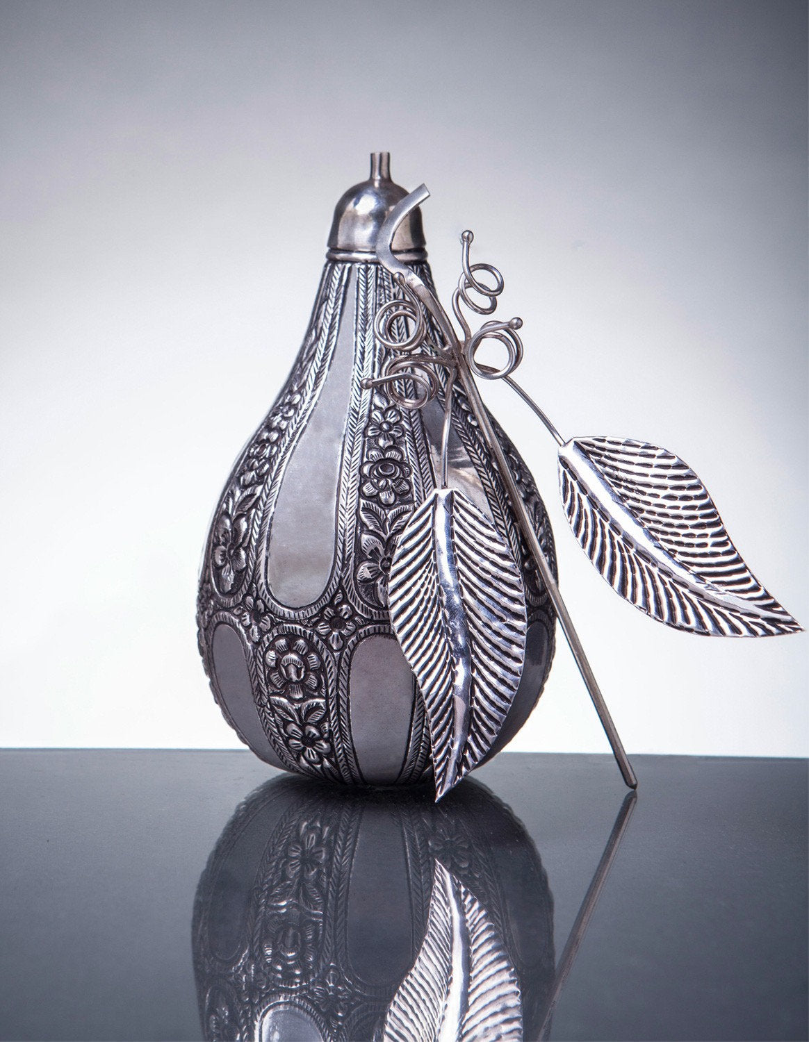 Solid-silver Pear