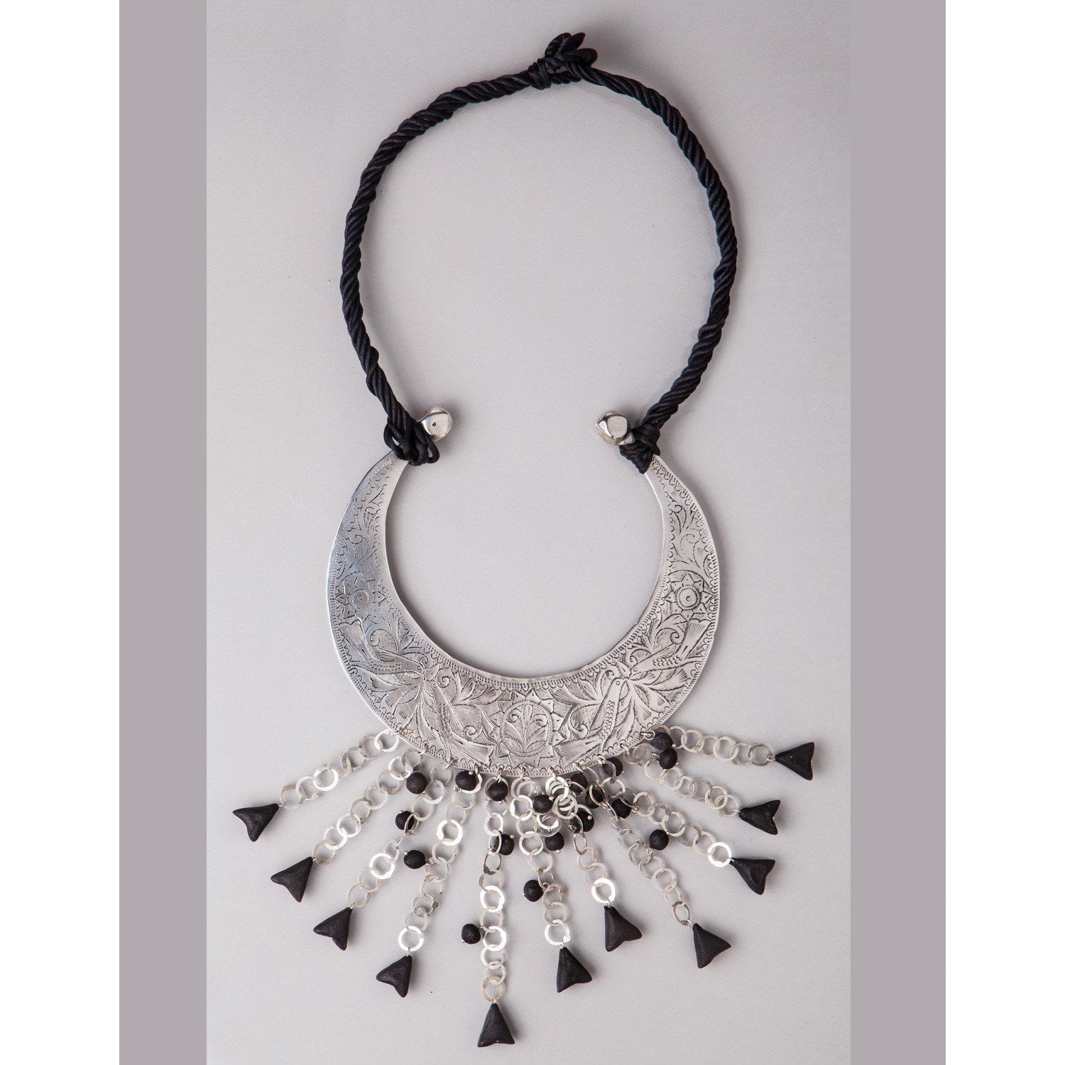 Berber Sunbeam Silver Necklace