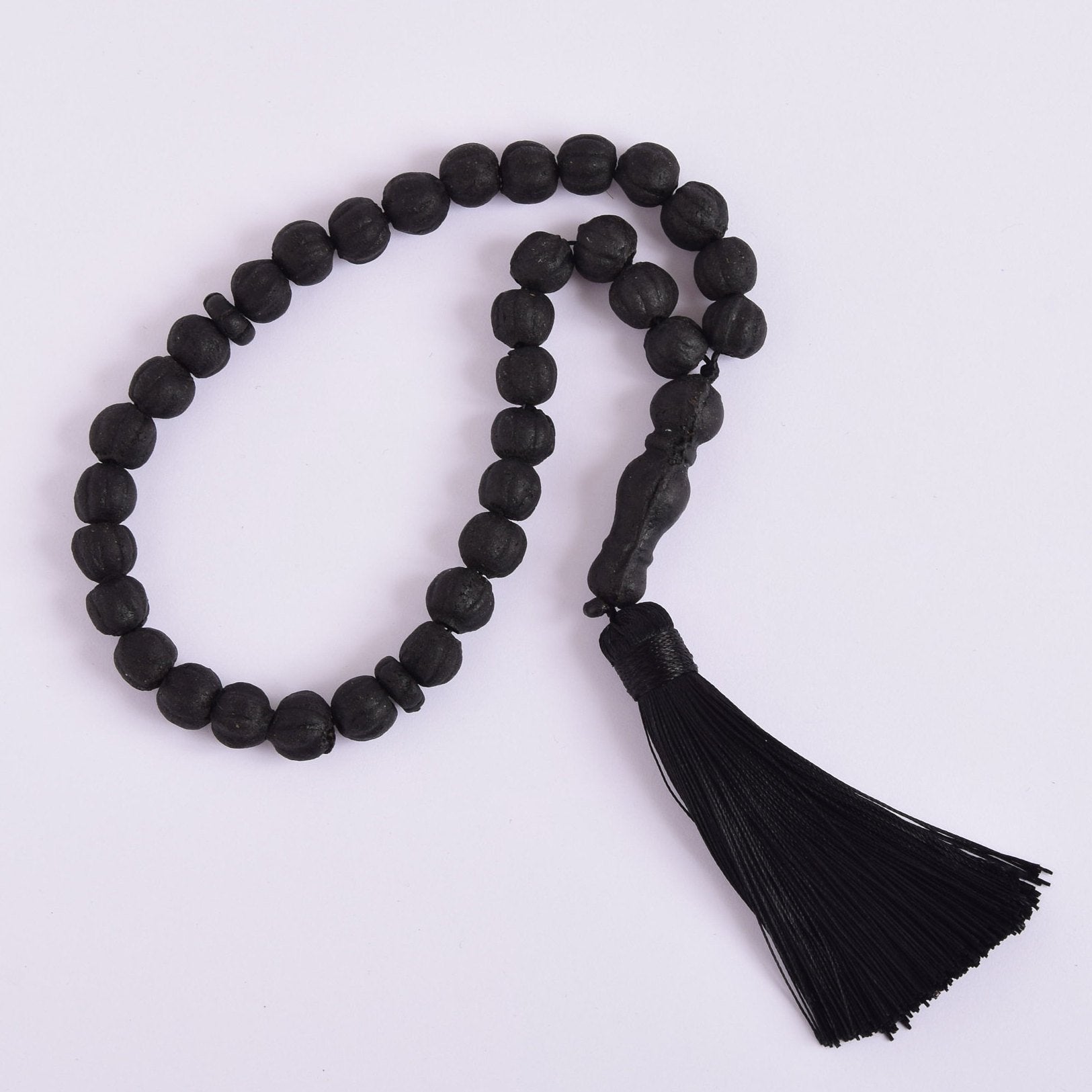 Ambergris scented Prayer 33 Beads ~ Meditation Worry Beads ~ Islamic Prayer Beads ~ Tasbih Prayer Beads ~ Tassel Tasbih Size M