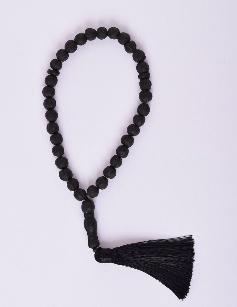 Ambergris scented Prayer 33 Beads ~ Meditation Worry Beads ~ Islamic Prayer Beads ~ Tasbih Prayer Beads ~ Tassel Tasbih Size S