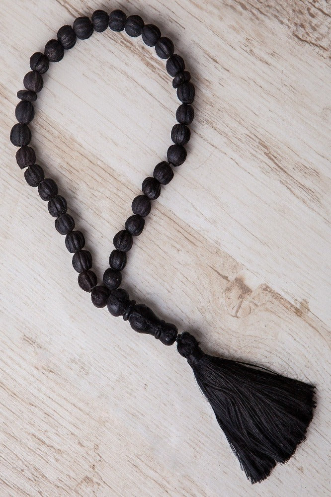 Ambergris scented Prayer 33 Beads ~ Meditation Worry Beads ~ Islamic Prayer Beads ~ Tasbih Prayer Beads ~ Tassel Tasbih Size S