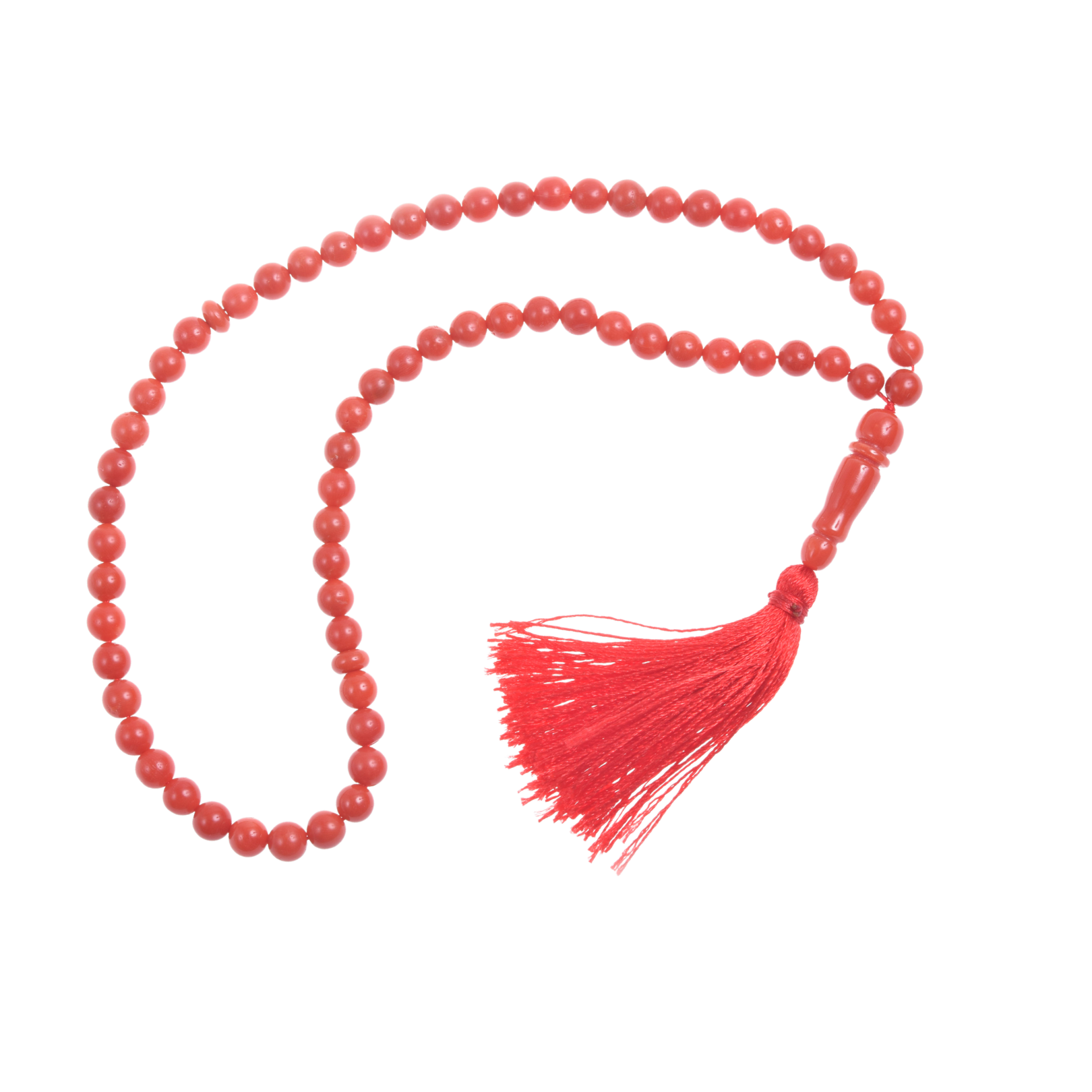 Red Coral Prayer 66 Beads